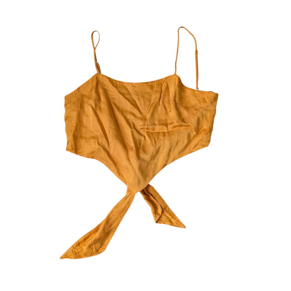 Giani Bernini Mustard Handkerchief Cami Sz.S